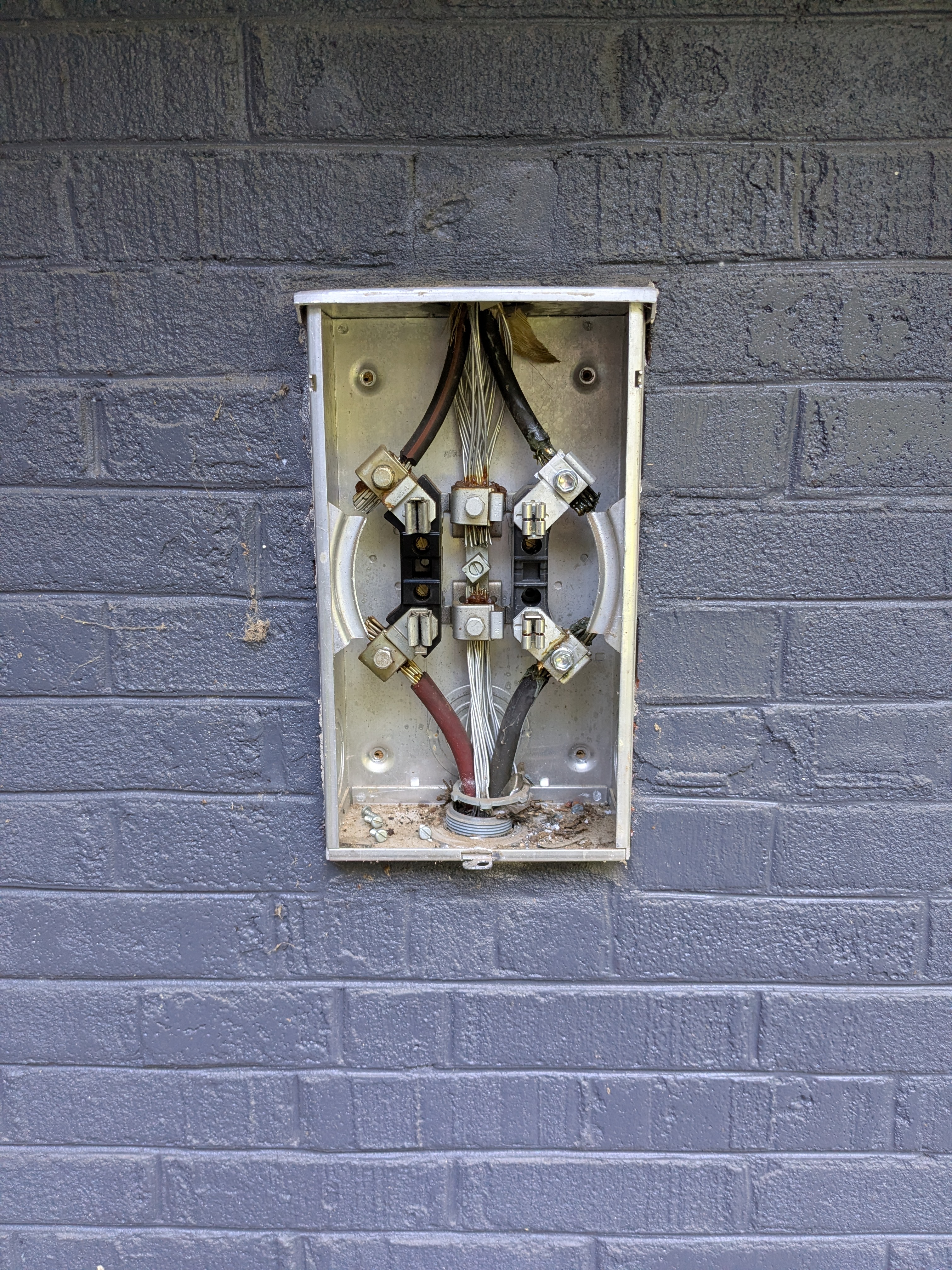 Meter base before upgrade